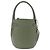 Céline CELINE Big Bag Bucket Hand Bag Leather 2way Green Silver Auth BA15799V Argenté Vert - vue 2