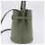 Céline CELINE Big Bag Bucket Hand Bag Leather 2way Green Silver Auth BA15799V Argenté Vert - vue 3
