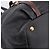 Borsa Tote PRADA Vittero Dino Leather Black Gold Auth 204406 Nero D'oro - vista 15