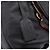 Borsa Tote PRADA Vittero Dino Leather Black Gold Auth 204406 Nero D'oro - vista 20