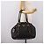 Borsa Tote PRADA Vittero Dino Leather Black Gold Auth 204406 Nero D'oro - vista 26