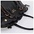 Borsa Tote PRADA Vittero Dino Leather Black Gold Auth 204406 Nero D'oro - vista 6