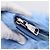 Bolso de mano PRADA Poliéster Azul Plata Auth 203896V - vista 10