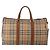 Burberrys Nova Check Boston Bag Canvas Beige Gold Auth 200460V Golden - Ansicht 2