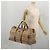 Burberrys Nova Check Boston Bag Canvas Beige Gold Auth 200460V Golden - Ansicht 23