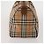 Burberrys Nova Check Boston Bag Canvas Beige Gold Auth 200460V Golden - Ansicht 3