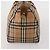 Burberrys Nova Check Boston Bag Canvas Beige Gold Auth 200460V Golden - Ansicht 4