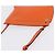 LOEWE Shoulder Bag Leather Orange Gold Tone Auth ka6237A - view 14