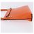 LOEWE Shoulder Bag Leather Orange Gold Tone Auth ka6237A - view 7