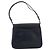 Bolsa de Ombro GUCCI em Couro Azul Marinho e Dourado Autêntica 205163 - vista 2