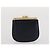 Bolsa de Ombro GUCCI em Couro Azul Marinho e Dourado Autêntica 205163 - vista 35