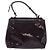 FENDI Silvana Shoulder Bag Patent Leather 2way Purple Silver Auth 202690A Silvery - view 2