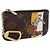 LOUIS VUITTON Monogram Groom Pochette Cles Portemonnaie Gelb M60033 Auth ar14221A Monogramm