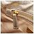 Borsa a mano Miu Miu in pelle Champagne Gold Gold Tone Auth 167627V D'oro - vista 22