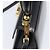 Borsa Salvatore Ferragamo Gancini in pelle 2way Nera Tono Oro Autentica 204629V Nero - vista 20