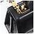 Borsa Salvatore Ferragamo Gancini in pelle 2way Nera Tono Oro Autentica 204629V Nero - vista 22
