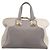 Borsa a mano FENDI Chameleon in pelle 2way Grigio Tono Oro 8BL110 Auth 198625A Marrone - vista 13