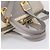 Borsa a mano FENDI Chameleon in pelle 2way Grigio Tono Oro 8BL110 Auth 198625A Marrone - vista 7