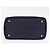 Borsa a mano PRADA Canapa Triangle Canvas 2way Navy Silver Auth 204765M Argento Blu navy - vista 5