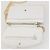 Bolso de hombro con cadena CHANEL Piel Caviar White Gold CC Auth 204805 Blanco Dorado - vista 23