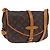 LOUIS VUITTON Sac à bandoulière Monogram Saumur 30 M42256 LV Auth 200894V Monogramme