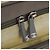 Mochila CHANEL Sports Line COCO Mark Nylon Couro Bege Silver CC Auth bs37020 Prata - vista 21