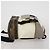 Mochila CHANEL Sports Line COCO Mark Nylon Couro Bege Silver CC Auth bs37020 Prata - vista 3