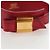 Hermès Pulsera HERMES Artemis Cuero Rojo Auth 202720M Roja - vista 5