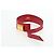 Hermès Pulsera HERMES Artemis Cuero Rojo Auth 202720M Roja - vista 7
