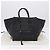 Céline Bolsa de mão CELINE Luggage Phantom Shopper em couro preto com detalhes dourados Auth 201314V - vista 12