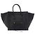 Céline Bolsa de mão CELINE Luggage Phantom Shopper em couro preto com detalhes dourados Auth 201314V - vista 13