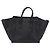 Céline Bolsa de mão CELINE Luggage Phantom Shopper em couro preto com detalhes dourados Auth 201314V - vista 2