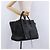 Céline Bolsa de mão CELINE Luggage Phantom Shopper em couro preto com detalhes dourados Auth 201314V - vista 22
