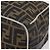 FENDI Zucca Canvas Vanity Handtasche Schwarz Braun Auth 198536 - Ansicht 14