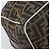 FENDI Zucca Canvas Vanity Handtasche Schwarz Braun Auth 198536 - Ansicht 15
