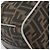 FENDI Zucca Canvas Vanity Handtasche Schwarz Braun Auth 198536 - Ansicht 17