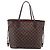Borsa Tote LOUIS VUITTON Damier Ebene Neverfull MM N51105 LV Auth ka6219 - vista 2