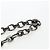 CHANEL Pochette épaule à chaîne en agneau noir argenté CC Auth 200770SAM - vue 14