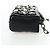 CHANEL Pochette épaule à chaîne en agneau noir argenté CC Auth 200770SAM - vue 4