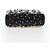 CHANEL Pochette épaule à chaîne en agneau noir argenté CC Auth 200770SAM - vue 5
