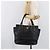 PRADA Vitellolux Hand Bag Leather Black Gold Auth 204100V Golden - view 25