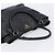PRADA Vitellolux Hand Bag Leather Black Gold Auth 204100V Golden - view 6