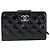 Cartera CHANEL Matelasse de piel charol negra plata CC Auth yk20916A Negro - vista 13