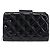 Cartera CHANEL Matelasse de piel charol negra plata CC Auth yk20916A Negro - vista 2