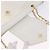 Bolsa de Ombro CHANEL Matelasse com Corrente em Vinil Branco com Detalhes Dourados CC Auth 201328 - vista 24