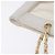 Bolsa de Ombro CHANEL Matelasse com Corrente em Vinil Branco com Detalhes Dourados CC Auth 201328 - vista 8