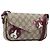 Borsa a tracolla GUCCI GG Supreme PVC Beige Gold 818764 Auth 200784M D'oro