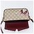 Borsa a tracolla GUCCI GG Supreme PVC Beige Gold 818764 Auth 200784M D'oro - vista 23