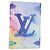 LOUIS VUITTON Watercolor Organizer De Poch Card Case M80456 LV Auth 203695SAM White