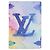 LOUIS VUITTON Watercolor Organizer De Poch Card Case M80456 LV Auth 203695SAM White - view 13